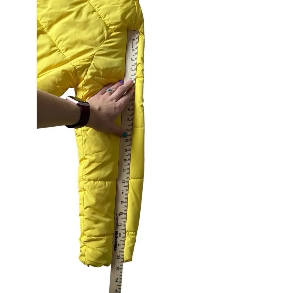 Talbots DOWN ALTERNATIVE PUFFER‎ COAT size S Yellow
